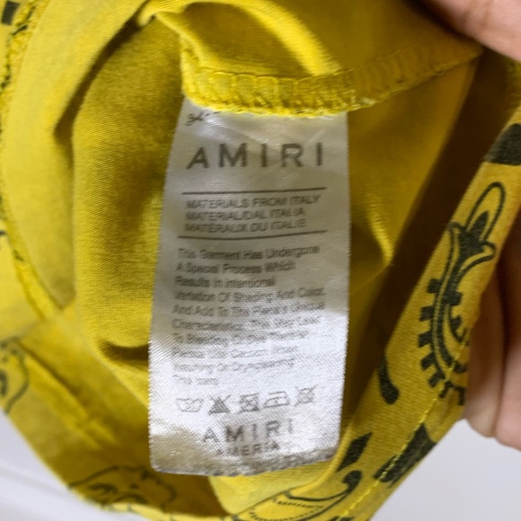 Amiri bandana print logo shirt - Picture 7 of 10